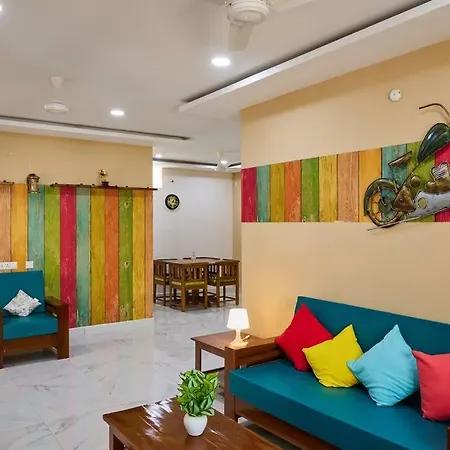 Chill Place:3Bhk Ac Retro House @Financialdistrict , Near Us Embassy